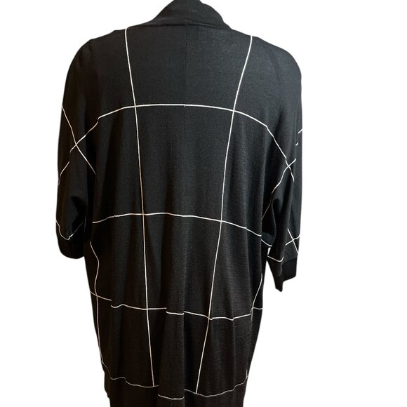 JOSEPH RIBKOFF 🇨🇦 Open Cardigan Size S Very Roomy Flowy Nice Length 3/4 Sleeves - Picture 8 of 11